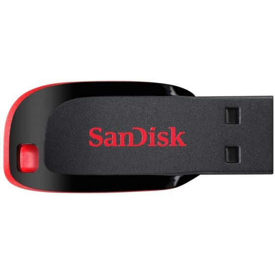 فلاش درايف USB سانديسك كروزر بليد، 128 جيجا، اسود - SDCZ50-128G-B35
