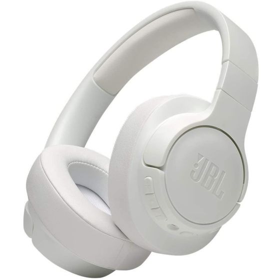 JBL Tune Wireless Over Ear Headphones, White - 750BTNC