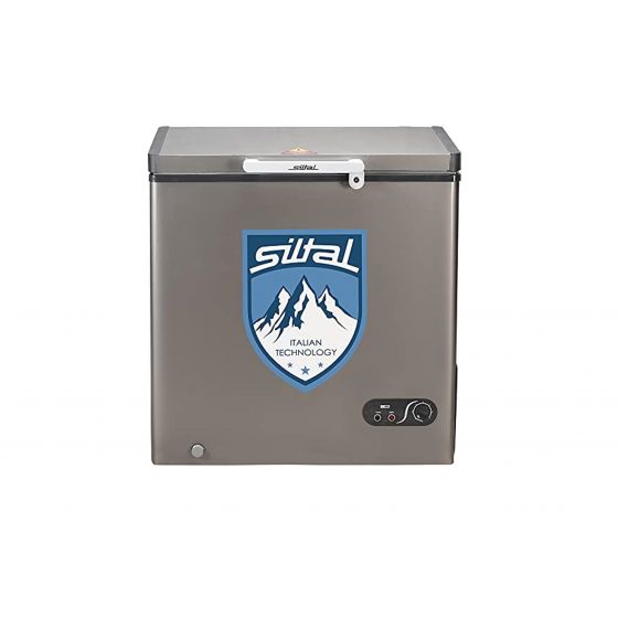 ديب فريزر افقي ديفروست سيلتال، 270 لتر، فضي - S-CF270S