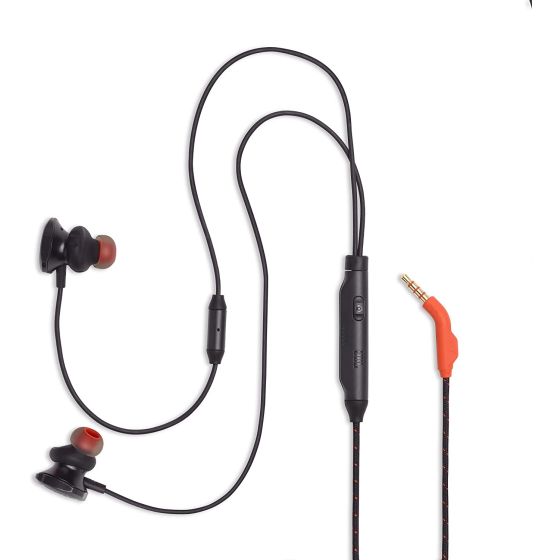 JBL Quantum 50 In Ear Wired Gaming Earphone with Mic - Black