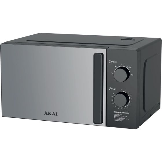 Akai Microwave, 20 Liters, Grey - AK-08