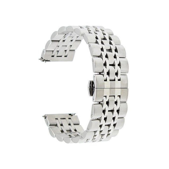 Stainless Steel Strap for Samsung S3 Classic Gear S3 Frontier 46mm - Silver