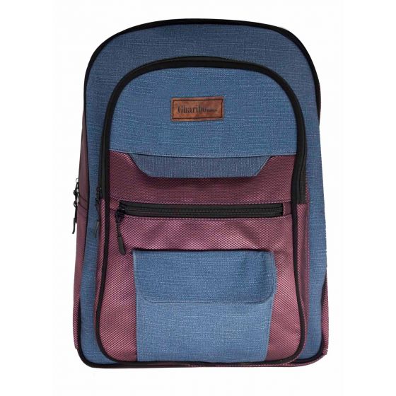 Gharibo Bags School Backpack For Kids, Normal Pattern - Cashmere and Blue
