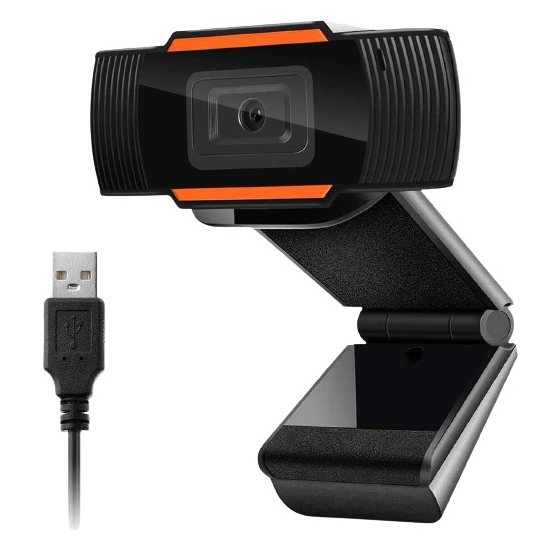 Full HD Webcam with Microphone - Black
