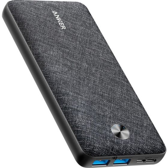 Anker PowerCore Metro Power Bank, 20.000 mAh, Black  Grey - A1268H11