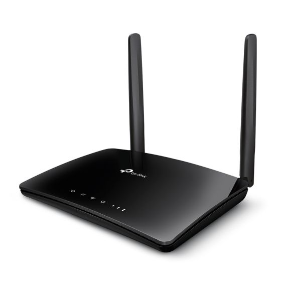 TP-Link Archer MR200 Wireless 4G LTE Router, 4 Ports, Black - AC750