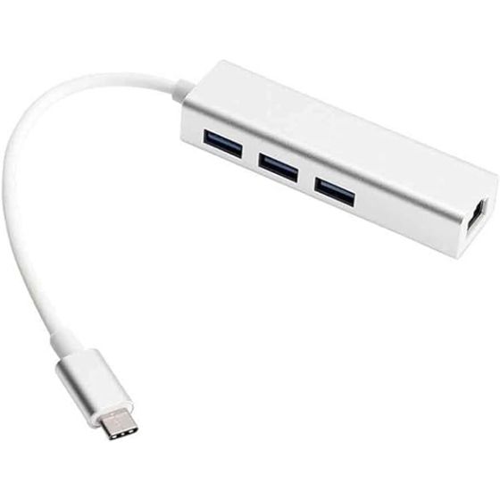 موزع USB ديفيا 4 في 1، فضي - 987299