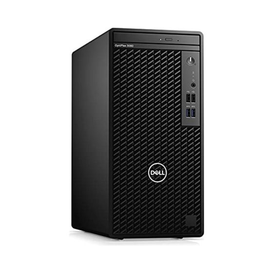 كمبيوتر ديل اوبتيبلكس 3000 تاور، انتل كور I5 12500، هارد 512 جيجا SSD، رام 16 جيجا، ويندوز 11 برو، كارت شاشة انتل مدمج - اسود