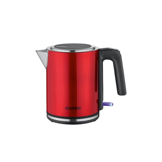 Severin Electric kettle, 1 Liter, 2200 Watt, Red - WK 3427