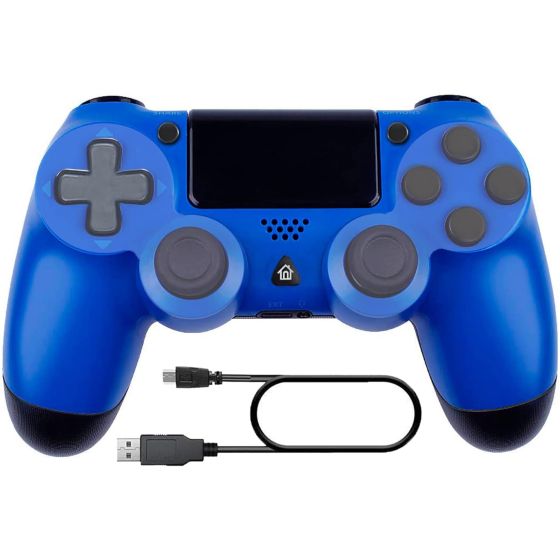 Wireless Controller for PlayStation 4, Slim, Pro - Blue
