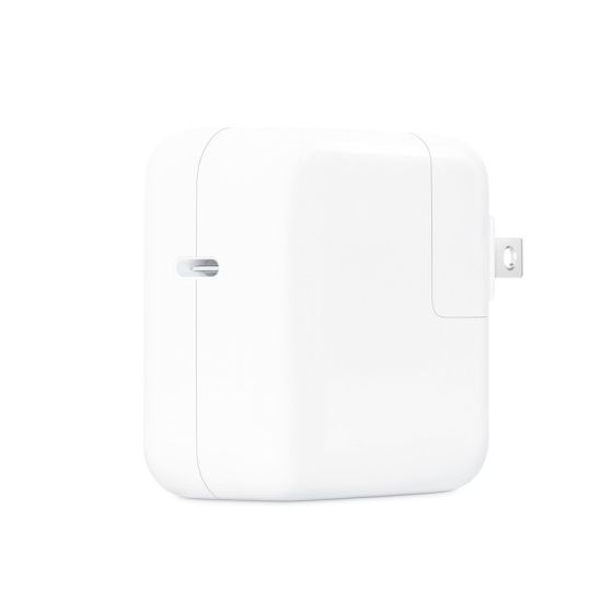 Apple Wall Charger, 30W, USB-C - White