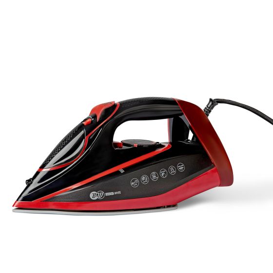 مكواة بخار بلاك اند وايت، 3100 وات، اسود واحمر - SI 3200