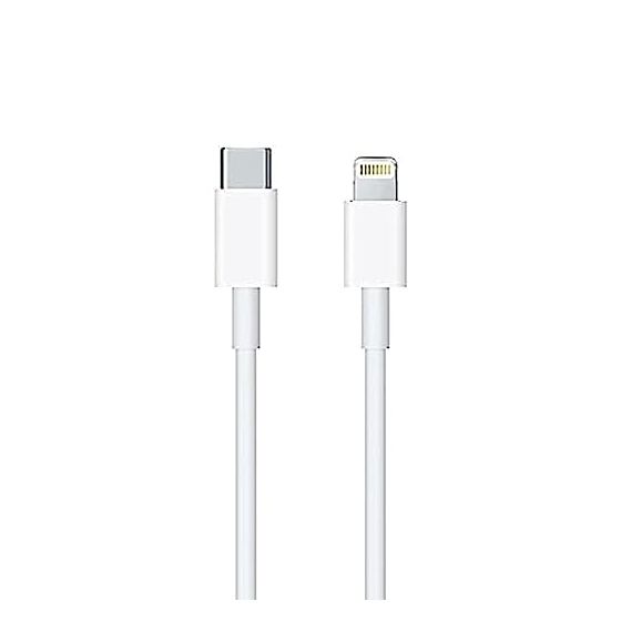 كابل USB فئة C الى لايتنينج، 1 متر- ابيض