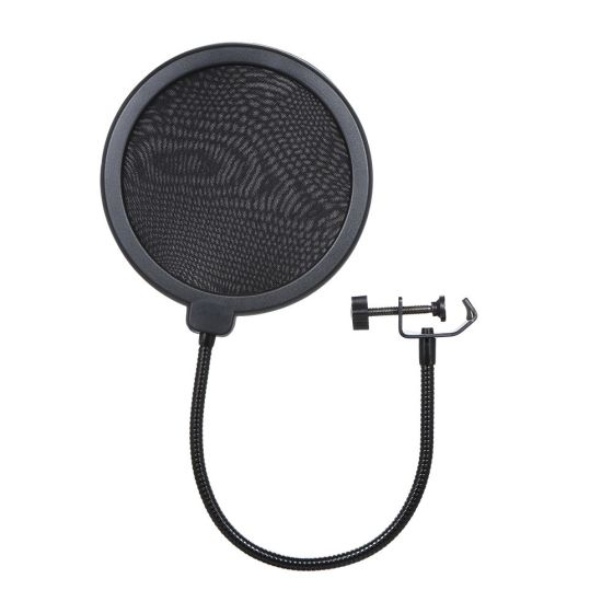 Microphone Pop Filter, Black - 818-LU