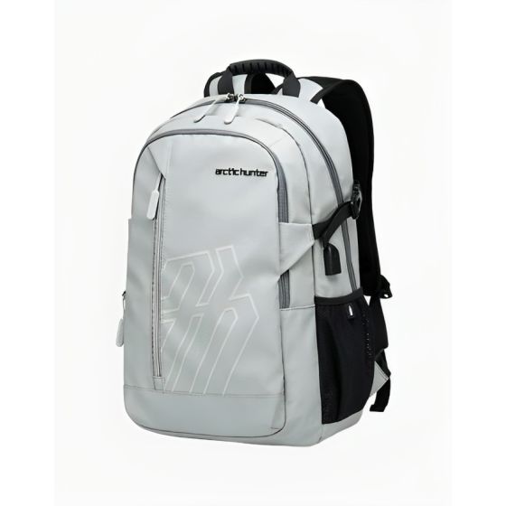 Arctic Hunter Laptop Backpack, 15.6 Inch Laptops, Grey - B00387