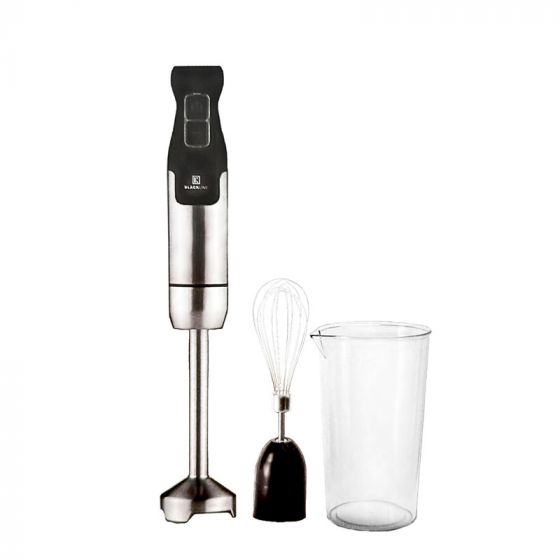 Black Line Hand Blender with Beaker, 600ml, 1000 Watt, Black - BI-HB001