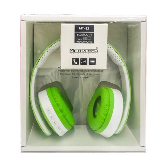 MediaTech Over Ear Bluetooth Headphone with Microphone - MT-22