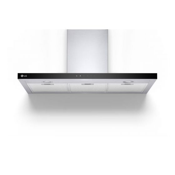 LG Built-in T-Shape Hood, Touch Control, 90cm, Silver - HC7Z3625S
