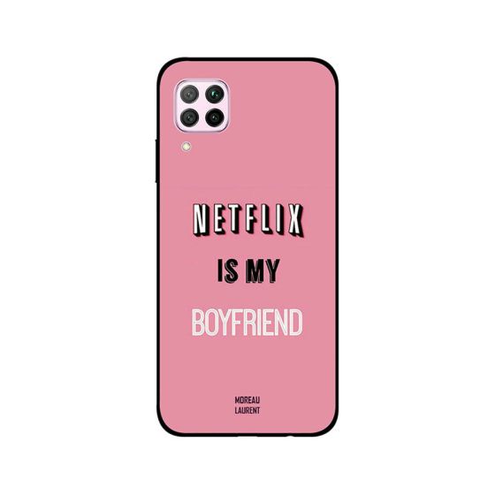 جراب ظهر مورو لورنت بطبعة عبارة Netflix Is My Boyfriend لهواوي نوفا 7i