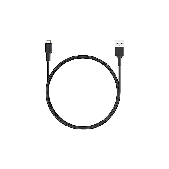 aukey CB-BaL4 Lightning Sync and Charging Braided Cable, 2m - Black