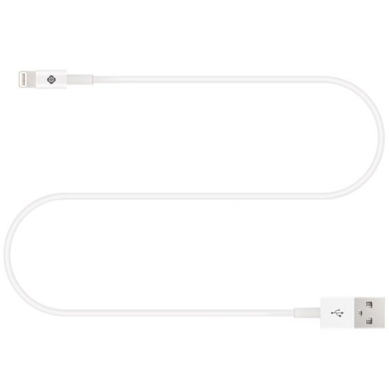 TOTU LIFE Charging and Data Transfer Lightning Cable, 2 Meters - White