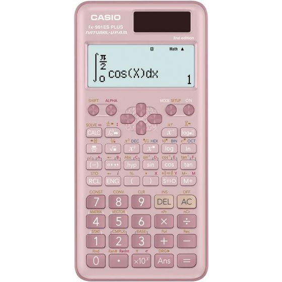 Casio Standard Scientific Calculator, Pink - fx-991ES PLUS-2PK