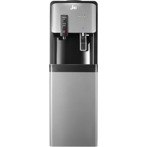 JAC Hot and Cold Water Dispenser, 2 Taps, Black and Silver - NGWD-2225S
