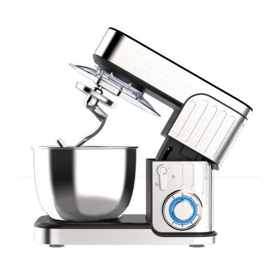 Black And White Stand Mixer, 6.5 Liters, 1300Watt, Silver - SC-312