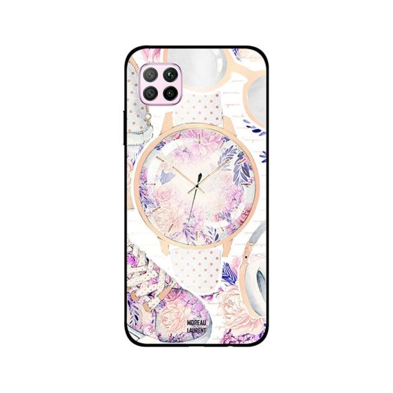 Moreau Laurent Floral Watch Printed Back Cover for Huawei Nova 7i