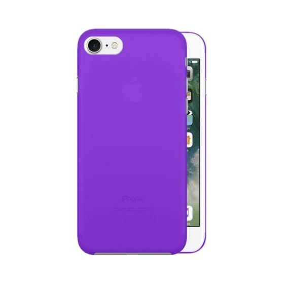Stratg Silicone Back Cover for Apple iPhone 7,8 and SE 2020 - Bright Purple