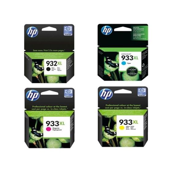 طقم 4 خرطوشة حبر اتش بي، الوان متعددة - 932 XL- 933 XL