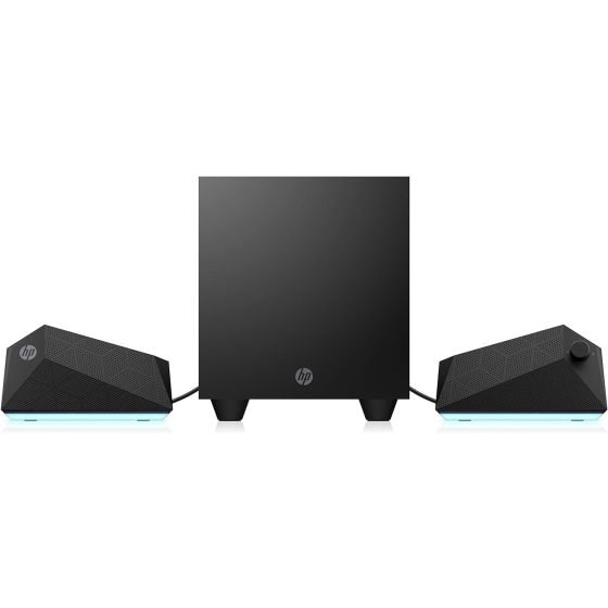 Hp X1000 Gaming Wired Speakers, 3 Pieces, Black - 8PB07AA