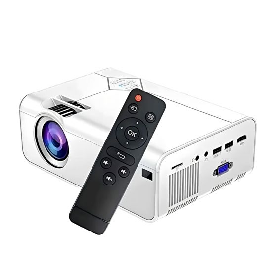 JJP LED Projector, 1920x1080 Resolution - Silver