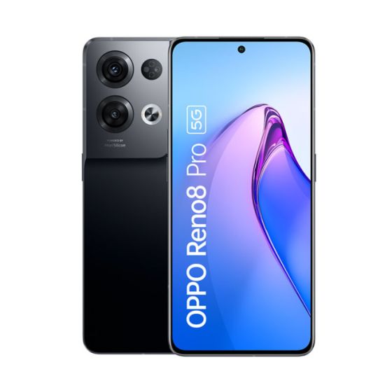 اوبو رينو 8 برو، 256 جيجا، رام 8 جيجا، بشريحتين، شبكة 5G، اسود، بدون ضمان