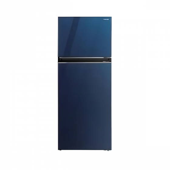 Toshiba No-Frost Top Freezer Refrigerator, 450 Liters, Inverter, Blue- GR-RT624WE-PGN73