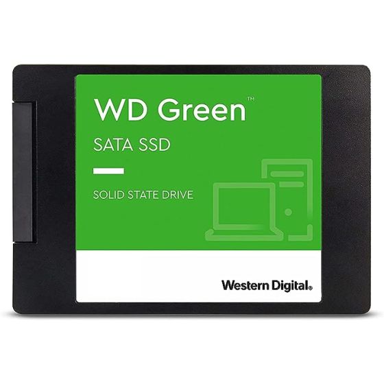 Western Digital 480GB WD Green Internal SSD Solid State Drive - SATA III 6 Gb/s, 2.5"/7mm, Up to 545 MB/s - WDS480G3G0A