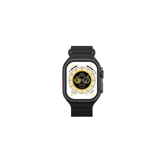 W&O X8 Ultra Max series 8 Smart Watch, 2.2 Inch - Black