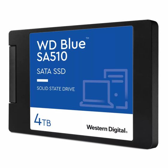 هارد SSD داخلي ويسترن ديجيتال دبليو دي بلو SA510، سعة 4 تيرا، 2.5 انش SATA، اسود - WDS400T3B0A