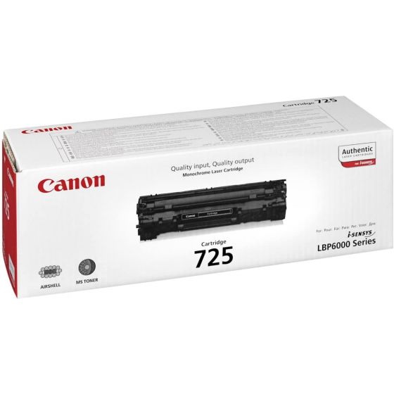 Canon 725 Toner Cartridge for i-SENSYS LBP6000 Series - Black