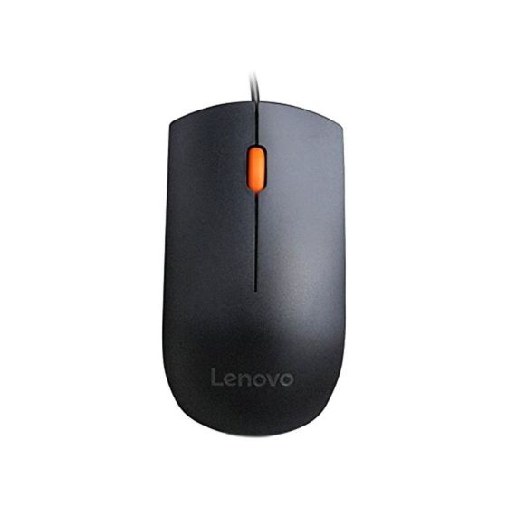 Lenovo 300 Gaming Wired Optical Mouse, 1600 DPI, Black - GX30M39704