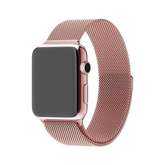 Stainless Steel Replacement Strap for Apple iWatch Smart Watch, 42mm - Rose Gold