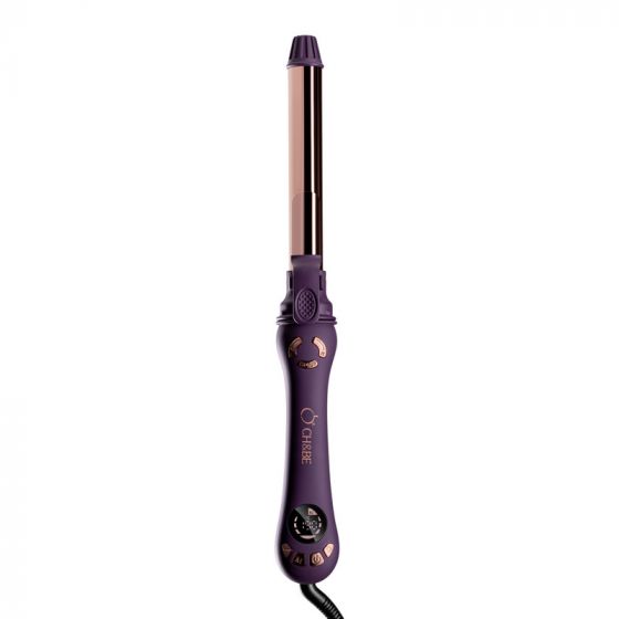 Cherry and Berry Auto Waver Titanium Hair Rotating Curler, 230°C Degree - Purple