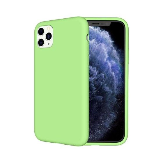 Stratg Silicone Back Cover for Apple iPhone 11 Pro - Light Green
