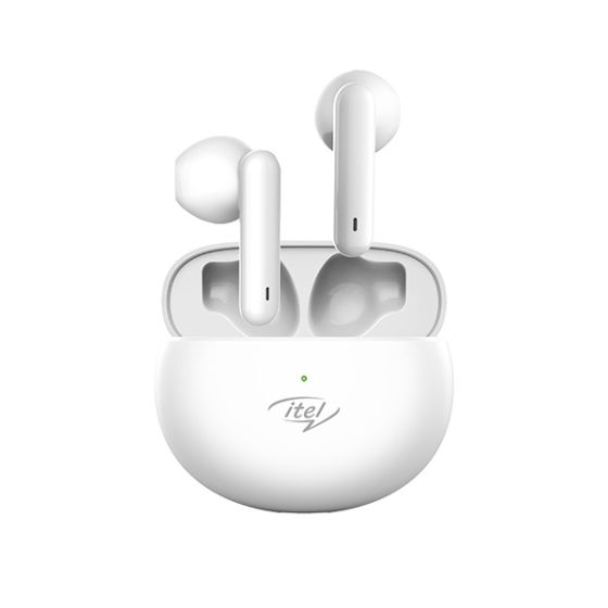 iTel T1 Neo Wireless Earbuds with Microphone- White