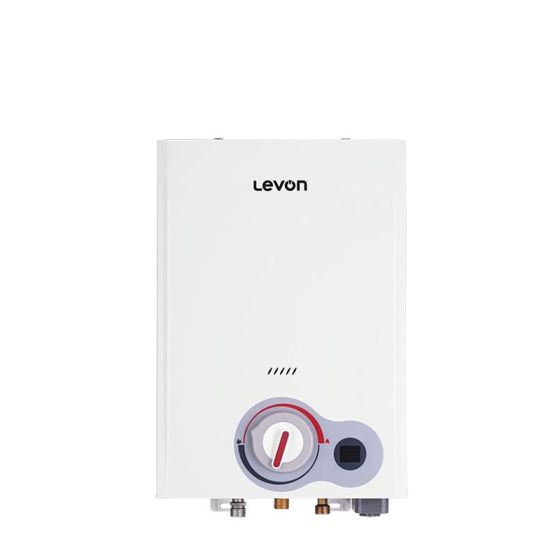 Levon Gas Water Heater without Chimney, 6 Liters, White