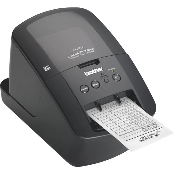 طابعة ملصقات لاسلكية براذر، اسود - QL-720NW