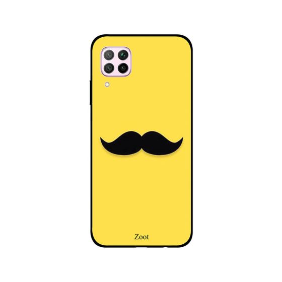 Zoot Mustache Printed Back Cover for Huawei Nova 7i