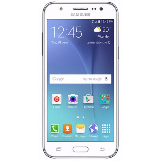 Samsung Galaxy J5 SM-J500H, 8GB, 3G, WiFi, White- With Eleit Back Cover and Eleit Gelatin Screen Protector
