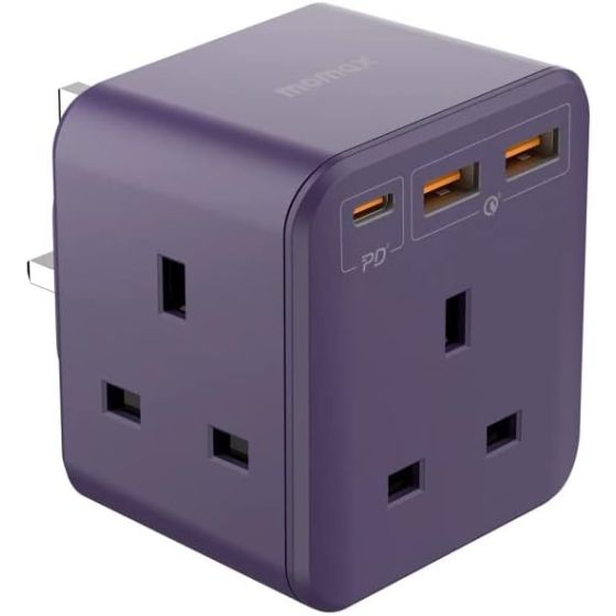 ONEPLUG 3-Outlet Cube Extension Socket With USB (US8)