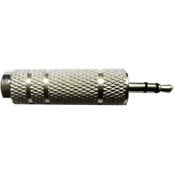 6.5mm to 3.5mm Convertor Audio Jack Adapter- Silver
